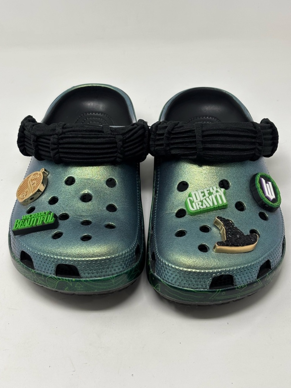 CROCS X Wicked Elphaba Classic Crocs Shoes Size Women’s 7 - Picture 8 of 16
